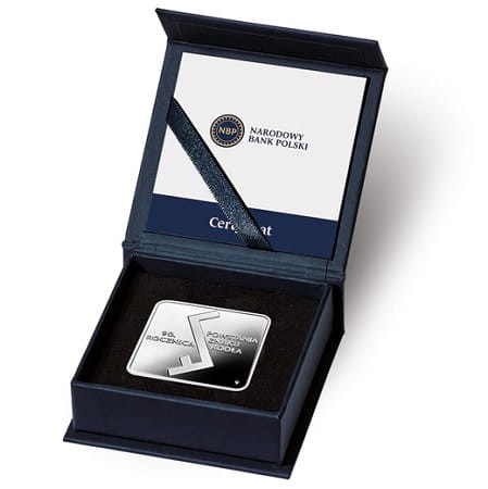 Moneta 10 zł 90. rocz. Powstania Znaku Rodła 2022 box