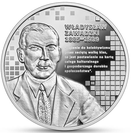 Moneta 10 zł Władysław Zawadzki 2022 r. rewers