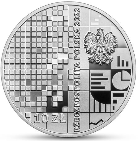 Moneta 10 zł Władysław Zawadzki 2022 r. awers