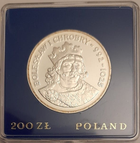 Moneta 200 zł Bolesław Chrobry 1980 rewers