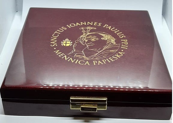 Moneta 10$ Jan Paweł Wielki 2014 r. 300gr Diamenty 4
