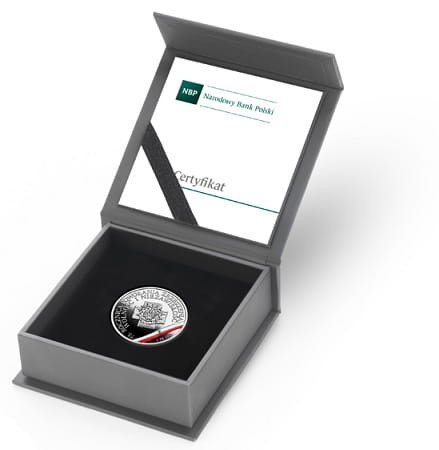 Moneta 10 zł Wolność i Niezawisłość 2020 r. box