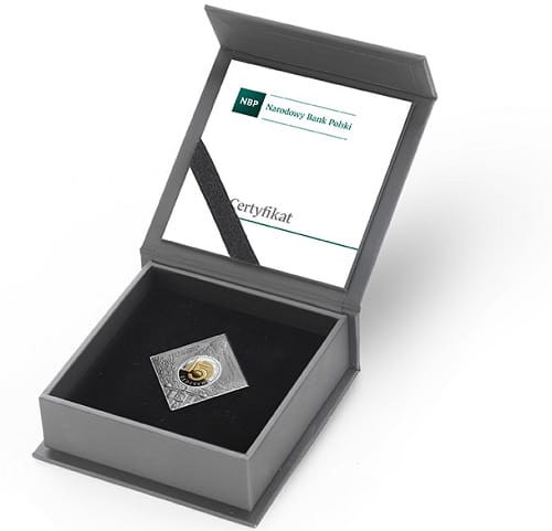 Moneta 5 zł 250 rocznica założenia Mennicy Warszawskiej 2016 box