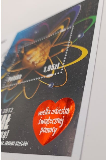 Koperta FDC 20 finał WOŚP 2012 serce