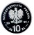 Moneta 10 zł Jan III Sobieski popiersie 2001 r. awers