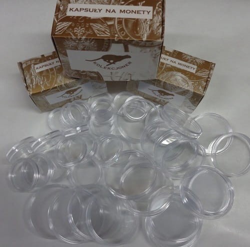 Kapsle na monety Kolekcjoner 24,5 mm