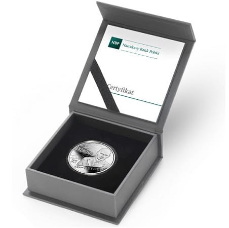 Moneta 10 zł Adam Heydel 2021 box