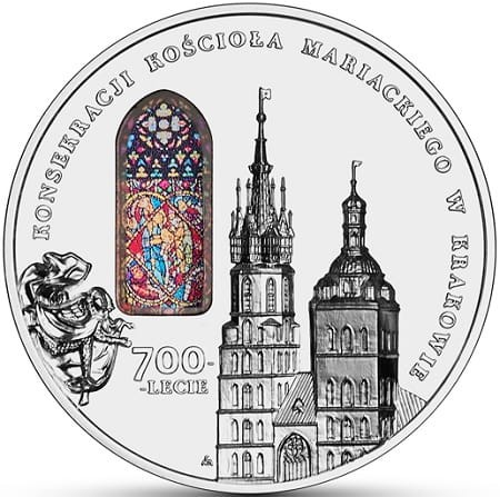 Moneta 50 zł Kościół Mariacki 2020 r.