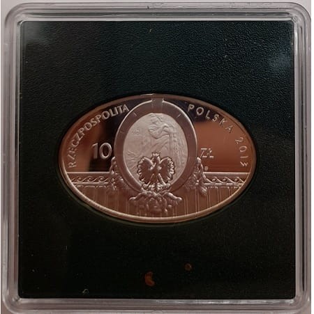 Moneta 10 zł 100 lat teatru polskiego w Warszawie 2013 rewers
