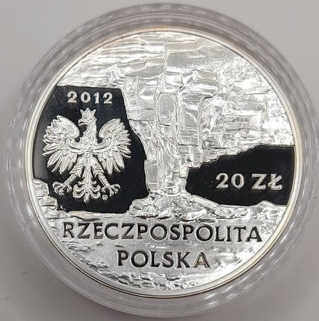 Moneta 20 zł Krzemionki Opatowskie 2012 r. awers