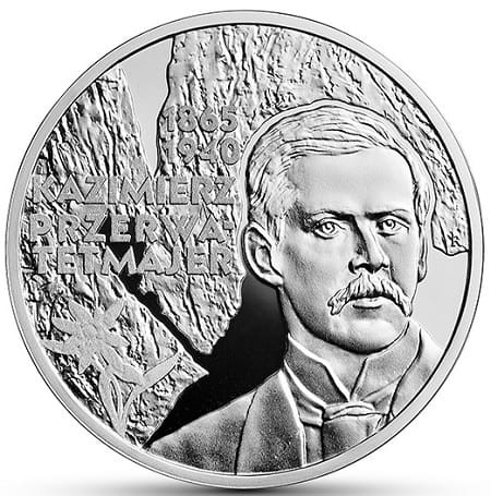 Moneta 10 zł Kazimierz Przerwa-Tetmajer 2015 r. rewers