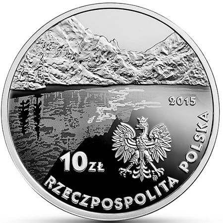 Moneta 10 zł Kazimierz Przerwa-Tetmajer 2015 r. awers
