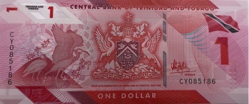 Trynidad i Tobago banknot 1 dolar 2020 awers