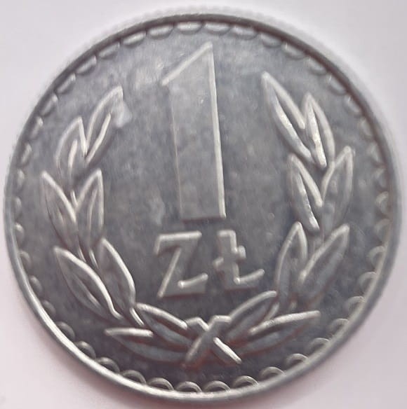 Moneta 1 złoty 1987 r. stan 1