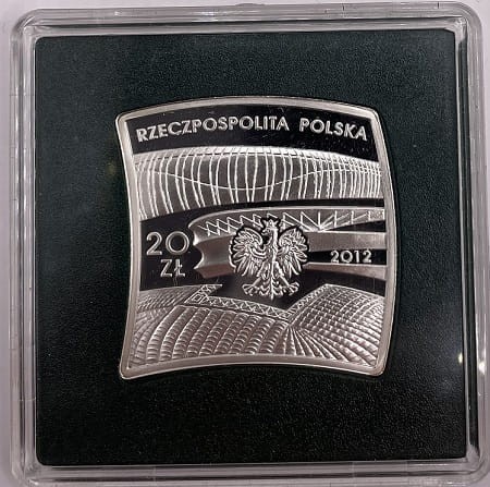 Moneta 20 zł Euro 2012 Polska-Ukraina 2012 r. awers