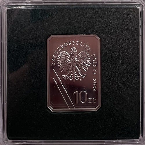 Moneta 10 zł Jeździec Piastowski 2006 awers