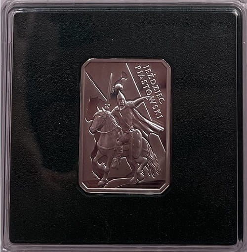 Moneta 10 zł Jeździec Piastowski 2006 rewers