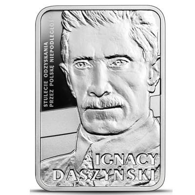 Moneta 10 zł Ignacy Daszyński 2021 rewers