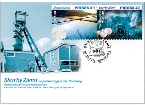 Koperta FDC Skarby Ziemi 2021 r.