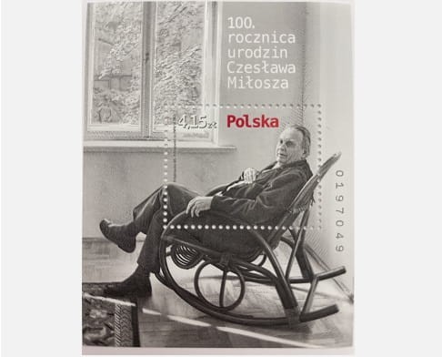 Znaczek Czesław MIłosz Blok 2011 r.