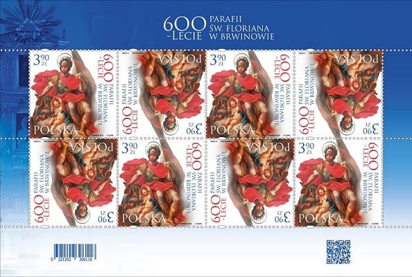 600-lecie parafii św. Floriana w Brwinowie arkusz 2023 r.
