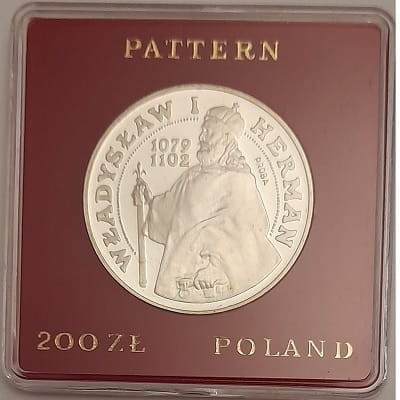 Moneta 200 zł Władysław I Herman PRÓBA 1981 r. rewers