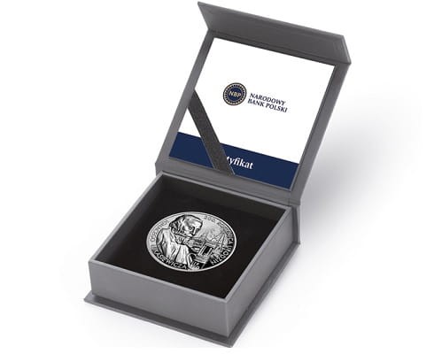 Moneta 10 zł 200. rocz. Urodzin Ignacego Łukasiewicza 2022 r. box