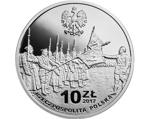 10 zł 100-lecie Komitetu Narodowego Polskiego 2017 r. awers