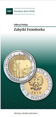 Folder emisyjny 2019 r. 5 zł Frombork