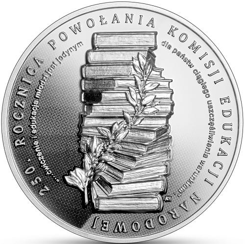 Moneta 10 zł 250 rocznica powołania Komisji Edukacji Narodowej 2023 rewers