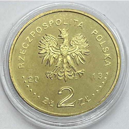 Moneta 2 zł Warta Poznań 2013 awers