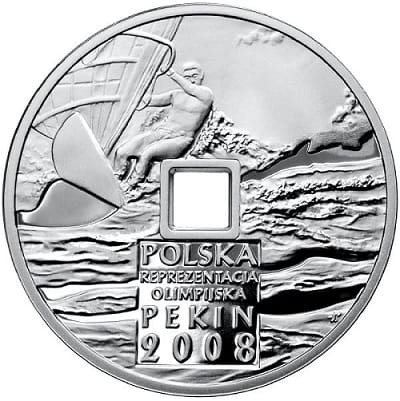 Moneta 10 zł Pekin 2008 rewers