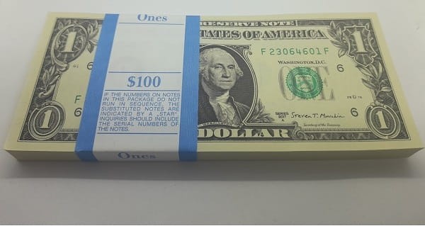 USA Banknot 1 Dolar 2017 UNC z paczki