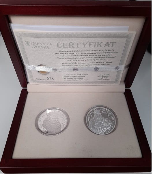 Michał Korybut Wiśniowiecki półpostać i popiersie zestaw