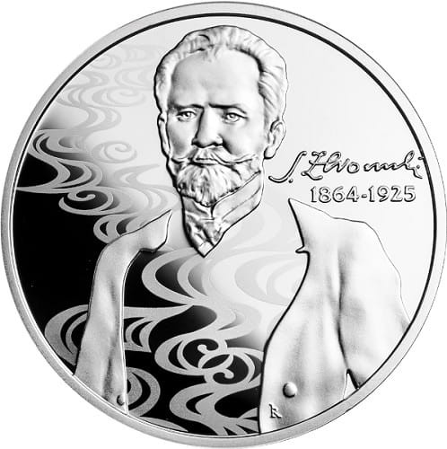 Moneta 10 zł Stefan Żeromski 2014 r. awers