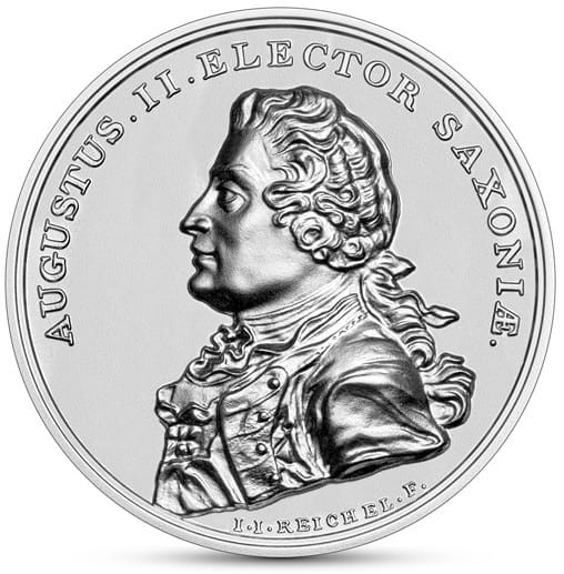Moneta 50 zł August II Mocny 2022 rewers