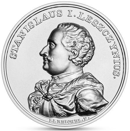 Moneta 50 zł Stanisław Leszczyński 2023 rewers