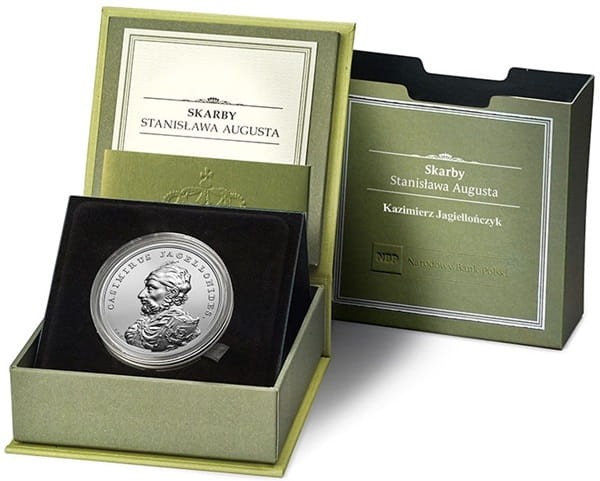 Moneta 50 zł Kazimierz Jagiellończyk 2015 box