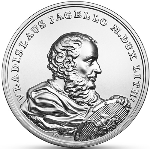 Moneta 50 zł Władysław Jagiełło 2015 r. rewers