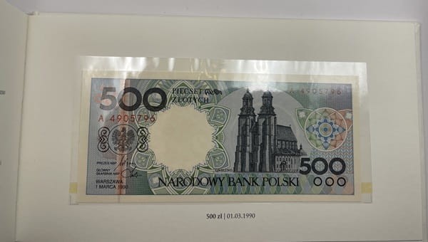 Zestaw banknotów Miasta polskie 2