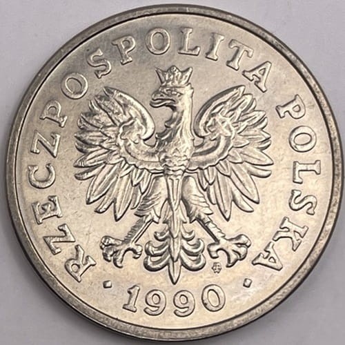 Moneta 50 zł 1990 r. awers