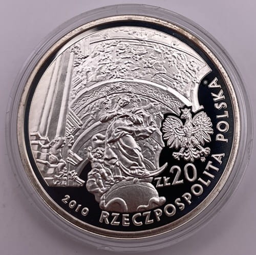 Moneta 20 zł Krzeszów 2010 awers