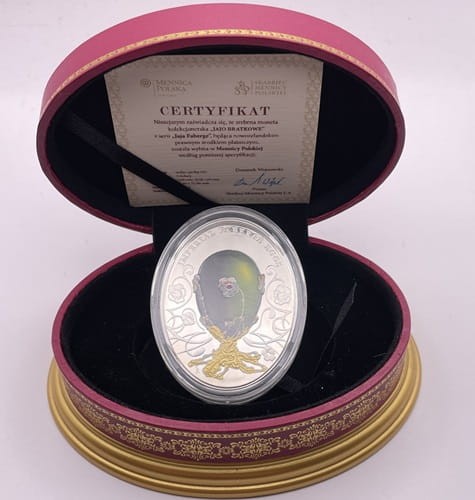 Faberge 2 dollars 2011 r. Jajo Bratkowe 111 szt. rewers