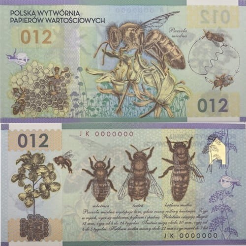 Pszczoła Miodna 012 PWPW 2012 r. pwpw