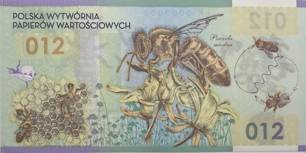 Pszczoła Miodna 012 PWPW 2012 r. pwpw awers