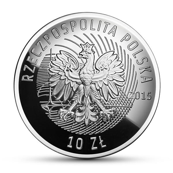 Moneta 10 zł 100-lecie Politechniki Warszawskiej 2015 r awers