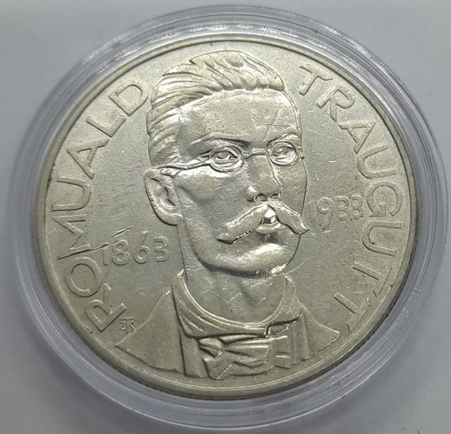 Moneta 10 zł Romuald Traugutt 1933 rewers