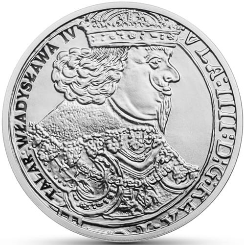 Moneta 20 zł Talar Władysława IV 2017 r. rewers