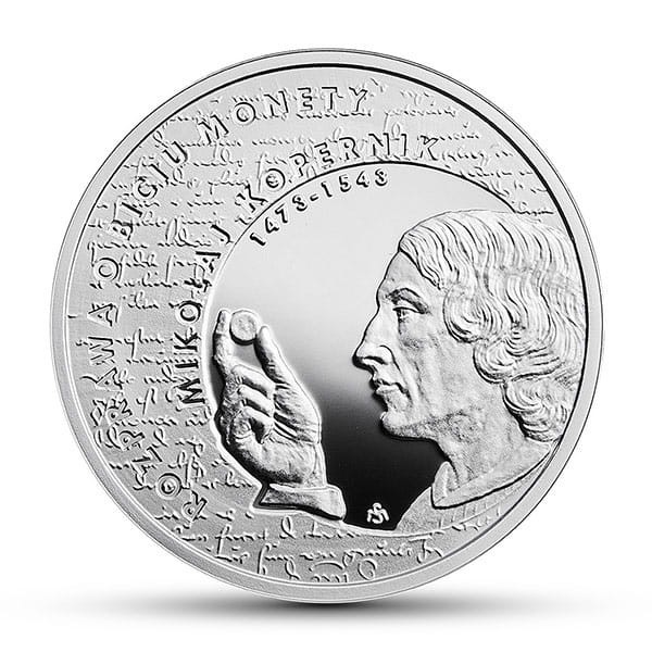 Moneta 10 zł Mikołaj Kopernik 2017 r. rewers