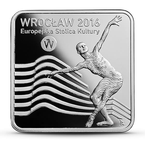 Moneta 10 zł Wrocław Europejska Stolica Kultury 2016 r. rewers